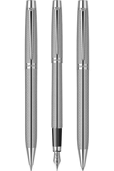 Mena Rise Şirinshop Venus 722 Fountain Pen Ballpoint Penversatile Pen Set Chrome 1108107