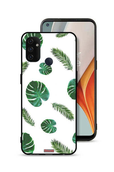Tolwak غطاء حماية لهاتف OnePlus Nord N100 بنقشة ريش فنية
