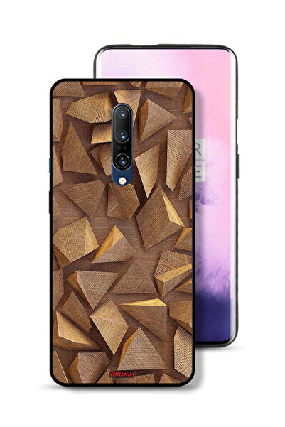 Tolwak غطاء حماية لهاتف OnePlus 7 Pro مصنوع من قطع خشبية فنية