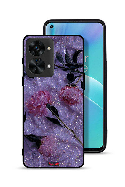 Tolwak غطاء حماية لهاتف OnePlus Nord 2T 5G بنقشة ورود لامعة
