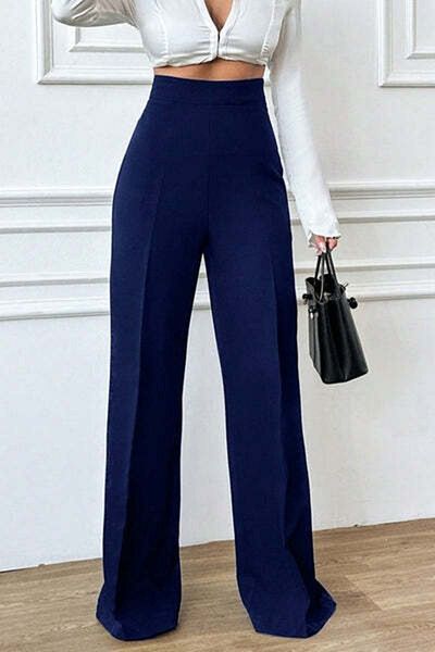 StreetWear Outlet Casual Women's Pants, High Waist, Wide Cut