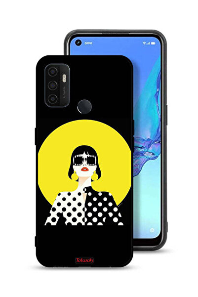 Tolwak Oppo A11s Protective Case Cover Stylish Girl Art