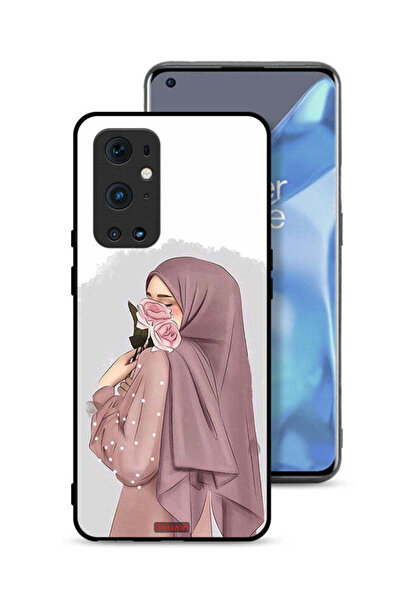 Tolwak غطاء حماية لهاتف OnePlus 9 Pro 5G برسومات فتاة تحمل ورودًا