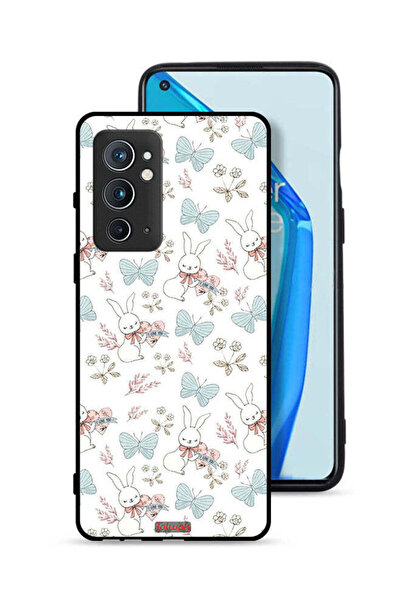 Tolwak غطاء حماية لهاتف OnePlus 9RT 5G بطبعة أرنب وفراشات
