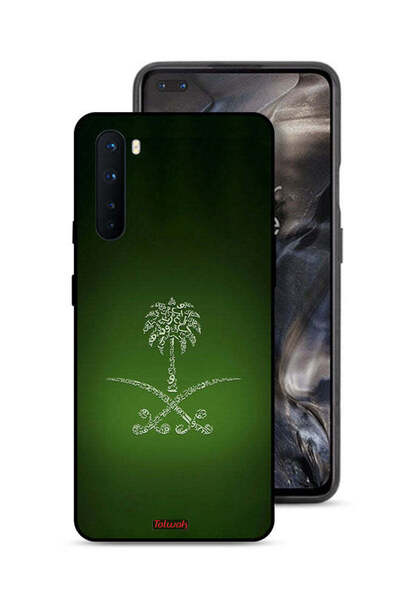 Tolwak غطاء حماية لهاتف OnePlus Nord بعلامة المملكة العربية السعودية القديمة