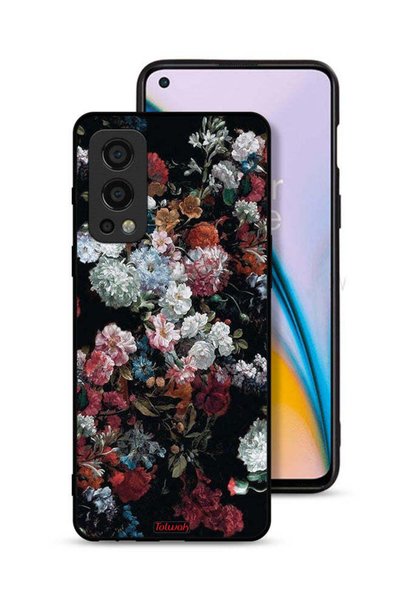 Tolwak غطاء حماية لهاتف OnePlus Nord 2 5G بنقشة ورود عتيقة