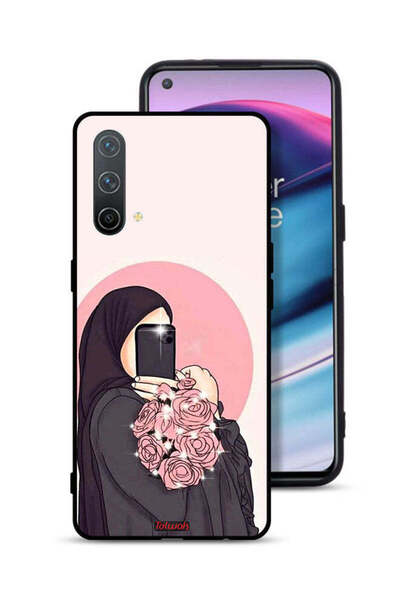 Tolwak غطاء حماية لهاتف OnePlus Nord CE 5G، فن التقاط صور سيلفي مع حمل الزهور