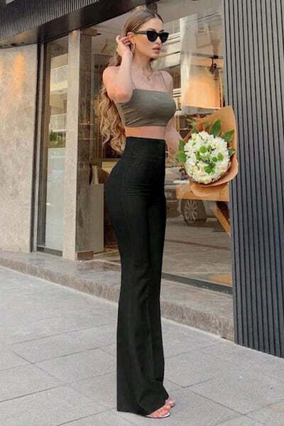 StreetWear Outlet Women's Trousers, Elegant and Flared