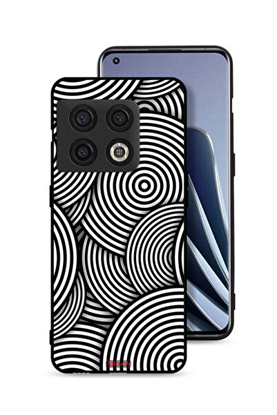 Tolwak غطاء حماية لهاتف OnePlus 10 Pro 5G بنمط دوائر وهمية