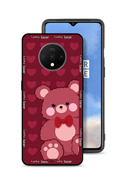 Tolwak غطاء حماية لهاتف OnePlus 7T بتصميم الدب المحظوظ