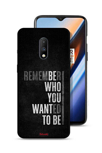Tolwak غطاء حماية لهاتف OnePlus 7 تذكر من أردت أن تكون