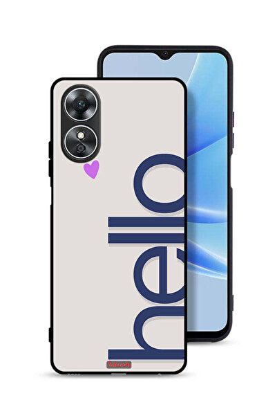 Tolwak Oppo A17 Protective Case Cover Hello