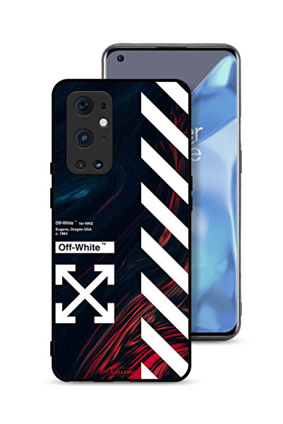 Tolwak غطاء حماية لهاتف OnePlus 9 Pro 5G، ملصق أبيض فاتح
