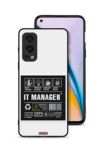 Tolwak غطاء حماية لجهاز OnePlus Nord 2 5G مع ملصق مدير تكنولوجيا المعلومات