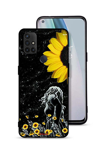 Tolwak غطاء حماية لهاتف OnePlus Nord N10 5G بنقشة فتاة تنظر إلى القمر