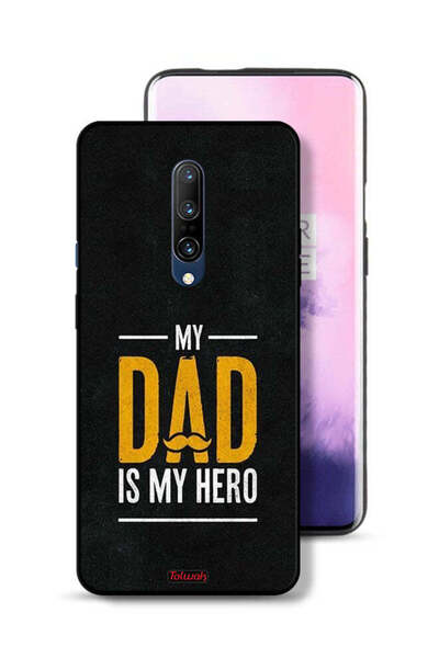 Tolwak غطاء حماية لهاتف OnePlus 7 Pro "والدي هو بطلي"