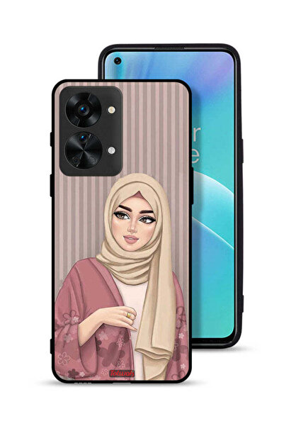 Tolwak غطاء حماية لهاتف OnePlus Nord 2T 5G برسومات فتاة محجبة