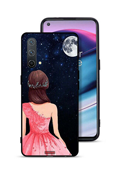 Tolwak غطاء حماية لهاتف OnePlus Nord CE 5G برسومات فتاة وقمر