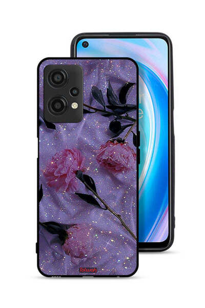Tolwak غطاء حماية لهاتف OnePlus Nord CE 2 Lite 5G بنقشة ورود لامعة
