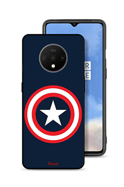 Tolwak غطاء حماية لهاتف OnePlus 7T بتصميم كابتن أمريكا