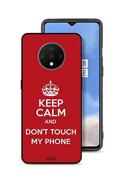 Tolwak OnePlus 7T Protective Case Cover Keep Calm And Dont Touch My Phone