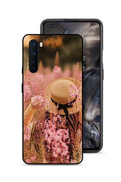 Tolwak غطاء حماية لهاتف OnePlus Nord - فتاة قبعة مزينة بالزهور