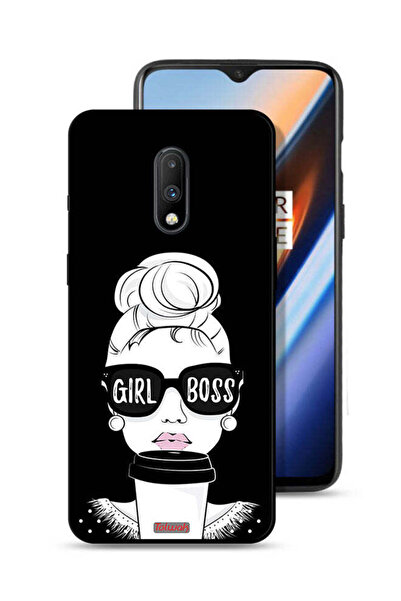 Tolwak غطاء حماية لهاتف OnePlus 7 بتصميم Girl Boss