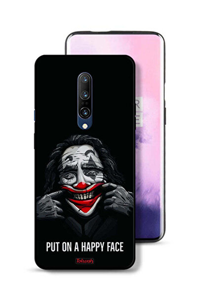 Tolwak غطاء حماية لهاتف OnePlus 7 Pro بتصميم وجه سعيد