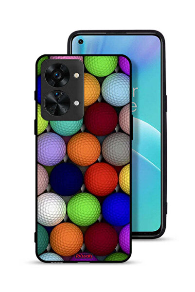 Tolwak غطاء حماية لهاتف OnePlus Nord 2T 5G بتصميم كرات فنية تجريدية