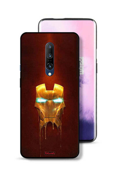 Tolwak غطاء حماية لهاتف OnePlus 7 Pro من Iron Man Marvel Comics