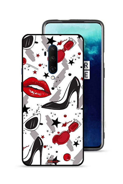Tolwak OnePlus 7T Pro Protective Case Cover Lipstick And Shoes Art