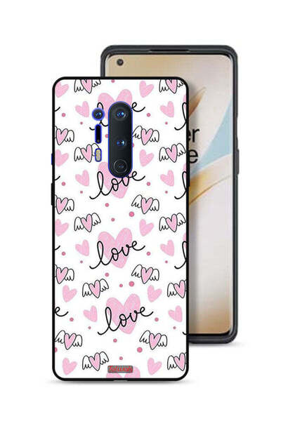 Tolwak غطاء حماية لهاتف OnePlus 8 Pro بنمط فني للحب والقلب