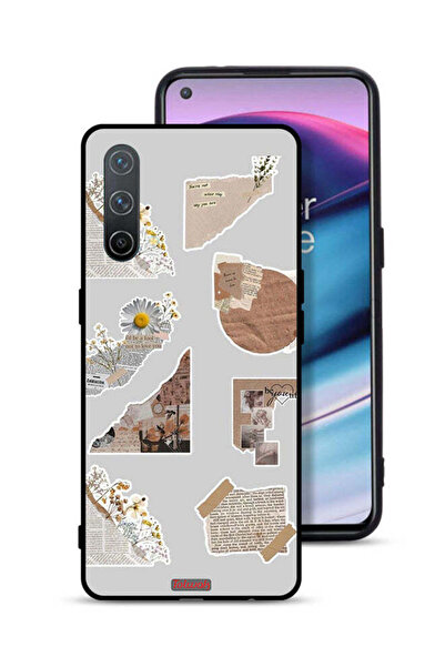 Tolwak غطاء حماية لهاتف OnePlus Nord CE 5G مع قطع من الملصقات الورقية