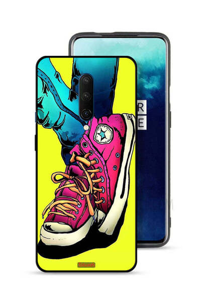 Tolwak OnePlus 7T Pro Protective Case Cover Canva Shoes Art