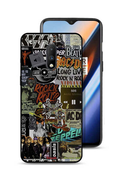 Tolwak غطاء حماية لهاتف OnePlus 7 - Long Live Rock N Roll