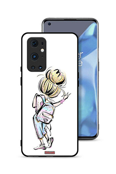 Tolwak غطاء حماية لهاتف OnePlus 9 Pro 5G برسومات فتاة العودة إلى المدرسة