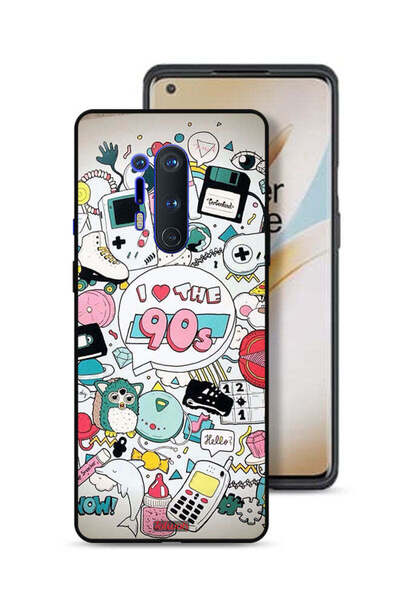 Tolwak غطاء حماية لهاتف OnePlus 8 Pro - أحب التسعينيات