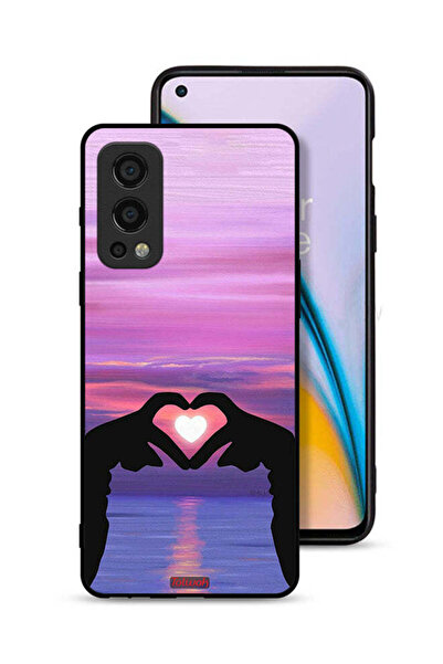Tolwak OnePlus Nord 2 5G Protective Case Cover Heart Moon