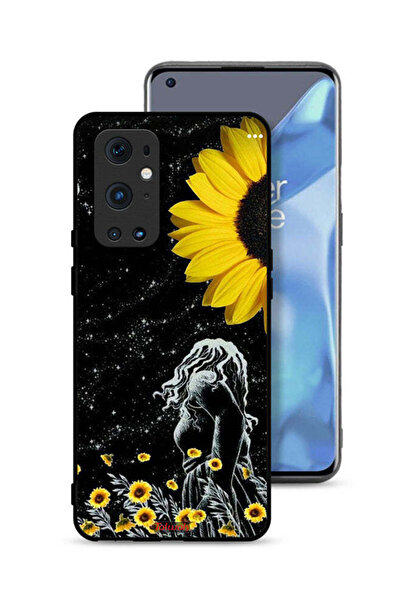 Tolwak غطاء حماية لهاتف OnePlus 9 Pro 5G برسومات فتاة تنظر إلى القمر