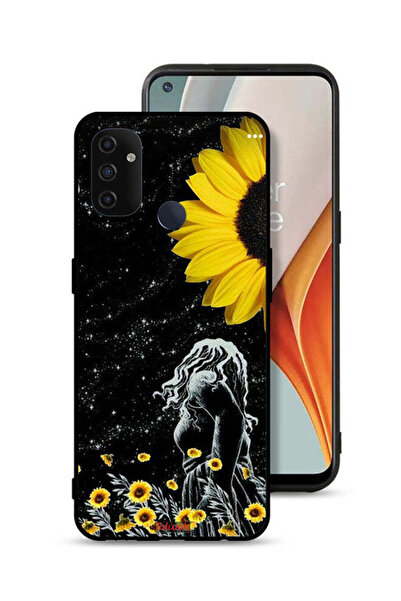 Tolwak غطاء حماية OnePlus Nord N100 بتصميم فتاة تنظر إلى القمر