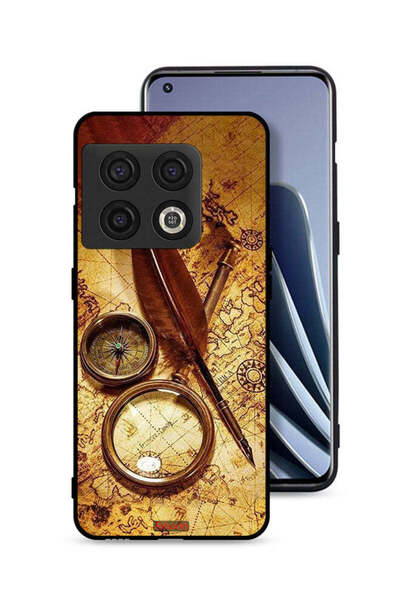 Tolwak غطاء حماية لهاتف OnePlus 10 Pro 5G بتصميم بوصلة عتيقة