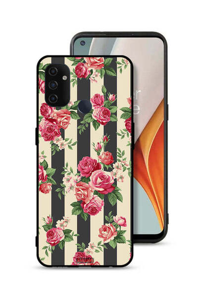 Tolwak غطاء حماية لهاتف OnePlus Nord N100 بنقشة الورود