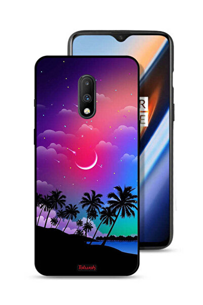 Tolwak غطاء حماية لهاتف OnePlus 7 برسومات القمر في الليل
