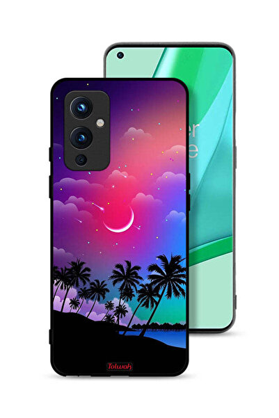 Tolwak غطاء حماية لهاتف OnePlus 9 5G برسومات القمر في الليل