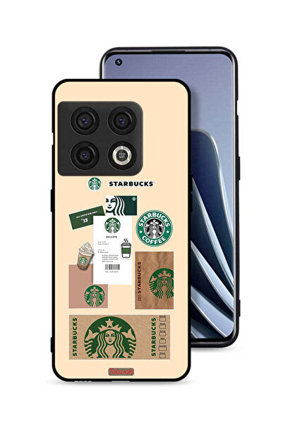 Tolwak غطاء حماية لجهاز OnePlus 10 Pro 5G بملصق قهوة