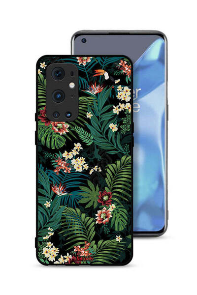 Tolwak غطاء حماية لهاتف OnePlus 9 Pro 5G بنقشة أوراق استوائية