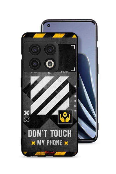 Tolwak غطاء حماية لهاتف OnePlus 10 Pro 5G مكتوب عليه "لا تلمس هاتفي"