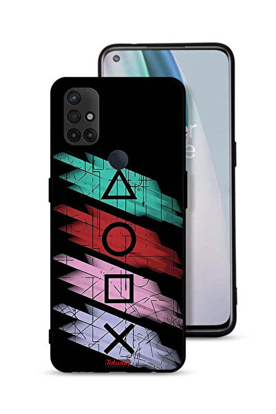 Tolwak غطاء حماية لهاتف OnePlus Nord N10 5G برسومات أيقونات لعبة الحبار