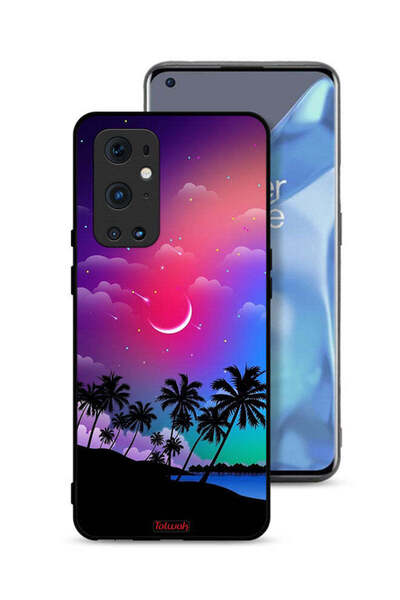 Tolwak غطاء حماية لهاتف OnePlus 9 Pro 5G برسومات القمر في الليل