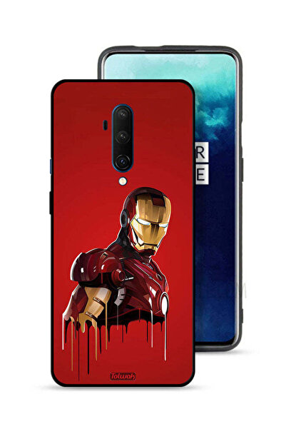 Tolwak غطاء حماية لهاتف OnePlus 7T Pro برسومات الرجل الحديدي